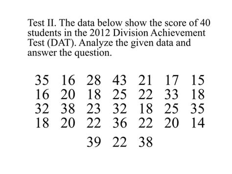 measure of position for ungrouped data|8.1: Measures of Central Tendency and Dispersion (Ungrouped .